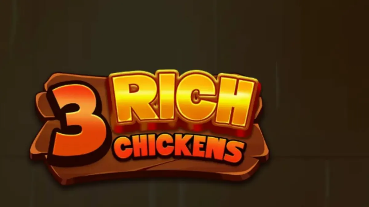 3 Rich Chickens slot game screen na may mga makukulay na manok at gintong itlog
